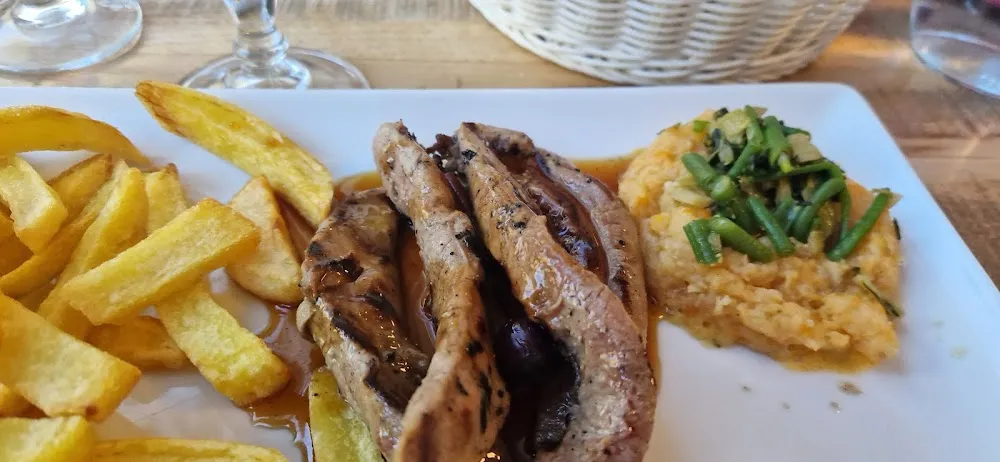 Aiguillettes de Canard Sauce Orange